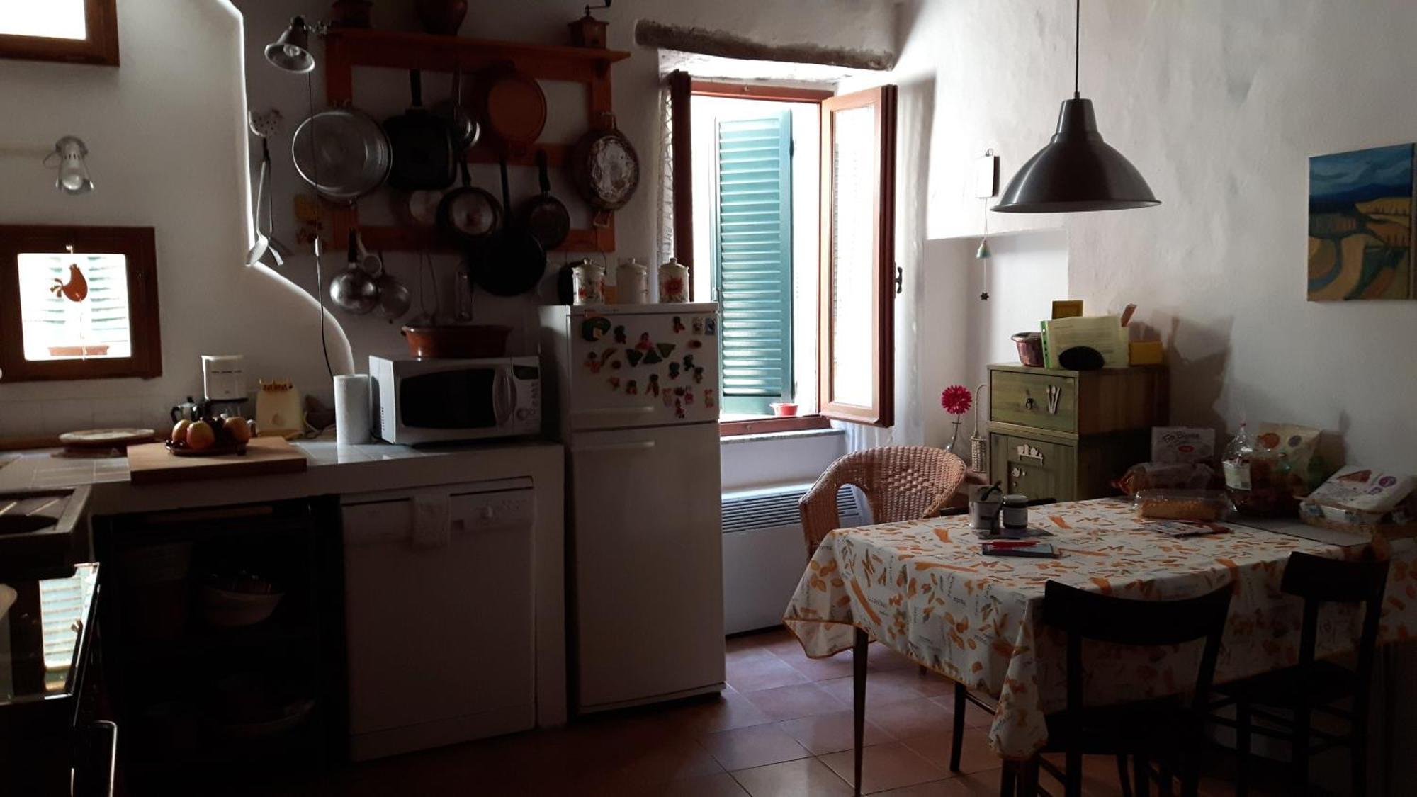 La Casa Di Dina Daire Castelmuzio Dış mekan fotoğraf